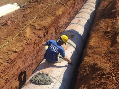 Obra 15 - Recapeamento Asfáltico em CBUQ em 9.088,68 m² de Área, Drenagem Pluvial e Drenagem Superficial